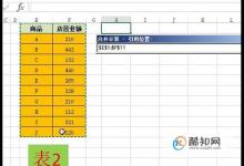 利用excel中合并计算快速合并数据