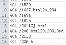网站日志中的不完整url或莫名其妙的url抓取的分析