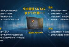 天玑1000的5G芯片性能到底有多强 一图看全天玑1000的5G芯片全性能