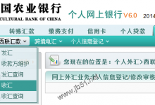 农行网上银行收取Google Adsense西联汇款图文教程