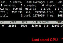 获知Linux的进程运行在哪个CPU内核上的方法