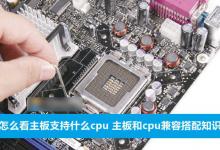 怎么知道主板支持什么CPU？主板和cpu兼容搭配知识介绍