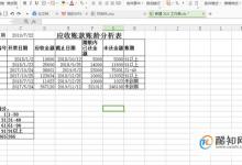 如何运用Excel制作应收账款账龄分析表