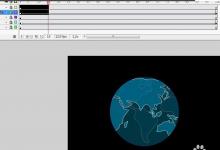 flash怎么制作地球内部转动的效果?