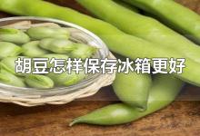 胡豆怎样保存冰箱更好