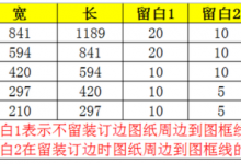 CAD怎么绘制预留装订边框?