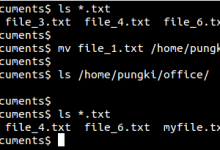 Linux中的文件与目录操作利器mv命令使用解析