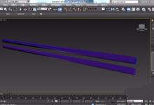 3dsmax怎么建模一双筷子模型?