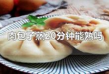 肉包子蒸20分钟能熟吗