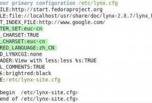 Linux使用文本浏览器lynx并显示中文的方法