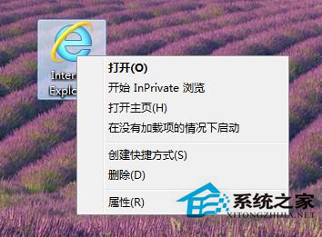 桌面太简洁了Win8.1桌面怎么添加/隐藏IE图标