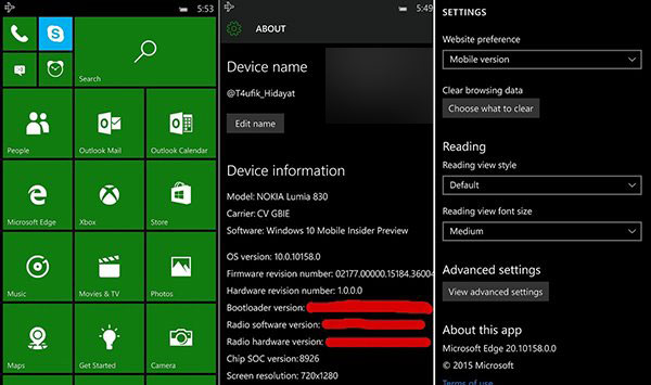 Win10 Mobile build 10158最新更新内容汇总:更流畅