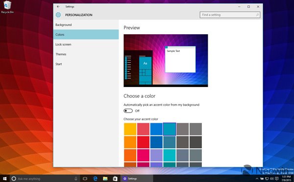 Win10 Build 10166桌面版高清图赏：微软WiFi亮相