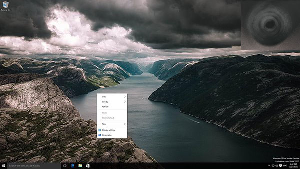 Win10 Build 10532运行上手高清截图  改进右键菜单