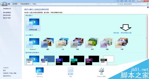 在Win7操作系统中怎么使用主题?