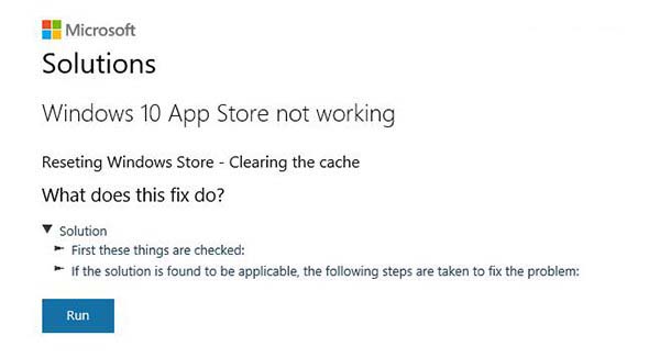 Win10应用商店打不开？微软官方提供修复方法