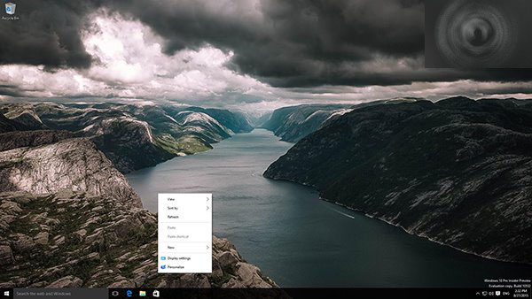 Win10 Build 10532运行上手高清截图  改进右键菜单
