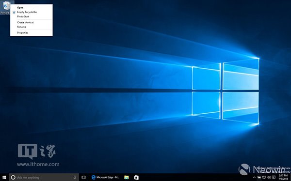 Win10预览版10162图赏：目前最流畅版本