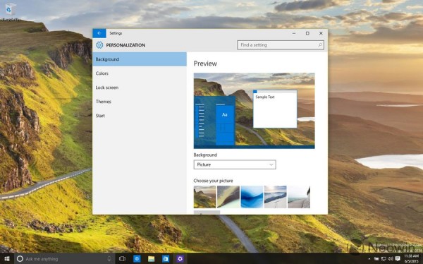 Windows 10 Build 10134上手试玩系统截图